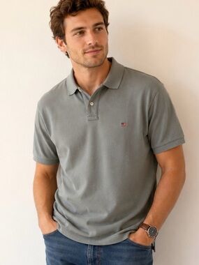 Ralph Lauren Polo Jeans Co. NWT Pique Polo Dusty Green 100%‎ Cotton Size XL